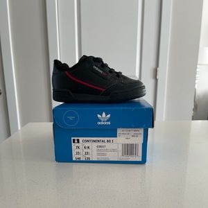 Adidas Continental 80 I, size 7K toddler shoes
